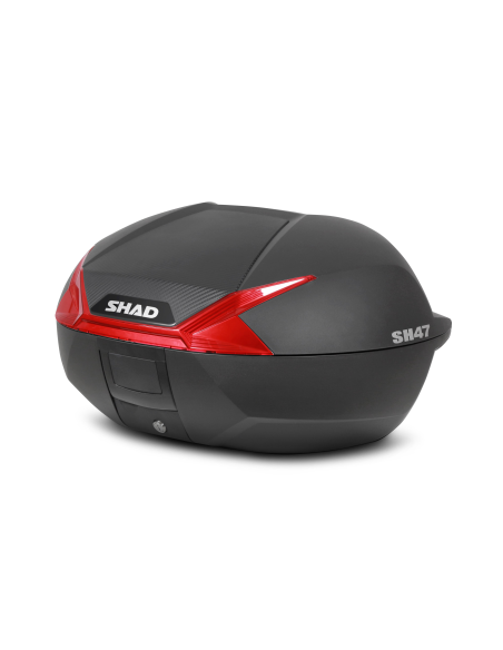 Top Case SHAD SH47 (finition Rouge)