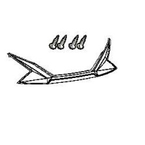 Kit remplacement catadioptre Top Case SHAD SH47 Rouge