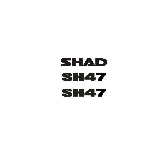 Kit autocollant Top Case SHAD SH47