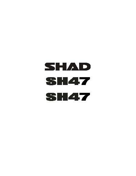Kit autocollant Top Case SHAD SH47