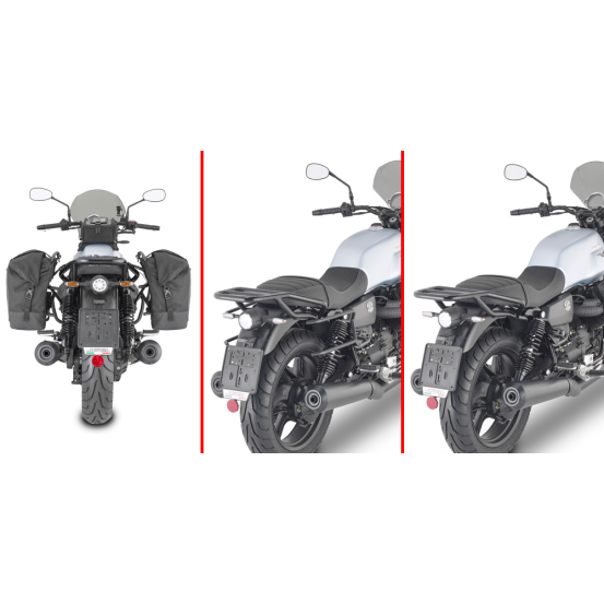 Supports sacoches cavalières Givi TR8206 Moto Guzzi V7 850 Stone Special 2021-2026