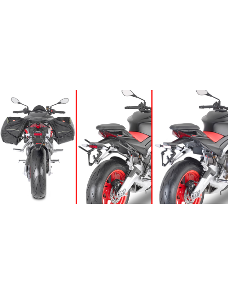 Supports de sacoches cavalières Givi TR6709 Aprilia 660 Tuono 2021-2026