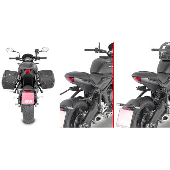 Supports sacoches cavalières Givi TR6419 Triumph TRIDENT 660 2021-2026