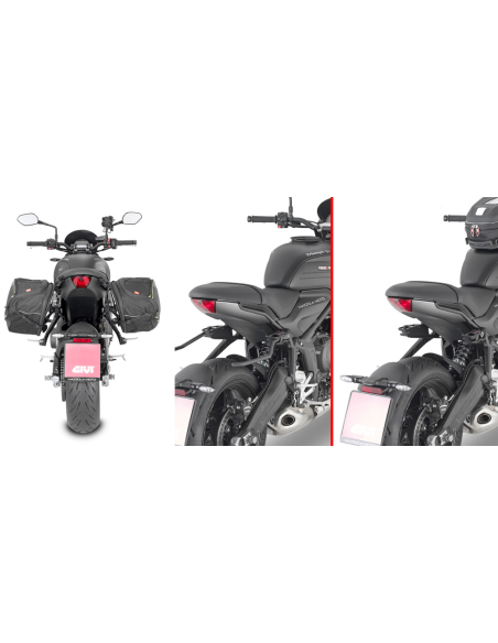 Supports sacoches cavalières Givi TR6419 Triumph TRIDENT 660 2021-2026