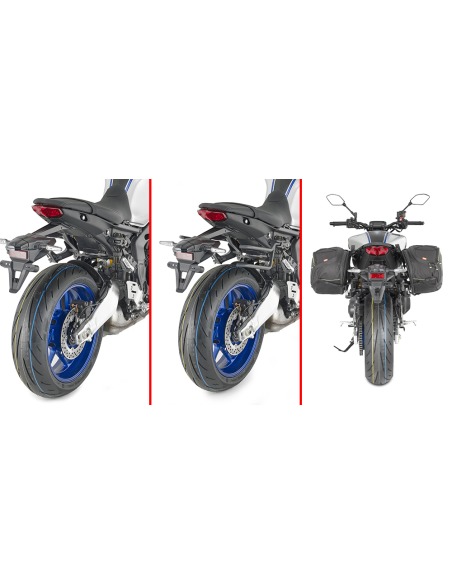 Supports de sacoches cavalières Givi TR2156 Yamaha MT-09 SP 2021-2023