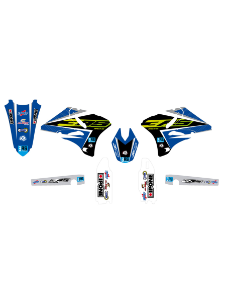 Kit Déco KUTVEK Factory 3AS Racing Yamaha 250 YZ 2022