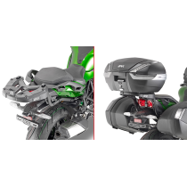 Support top case Givi Monokey - Monolock 4123FZ Kawasaki 1000 Ninja H2 SX 2018-2026