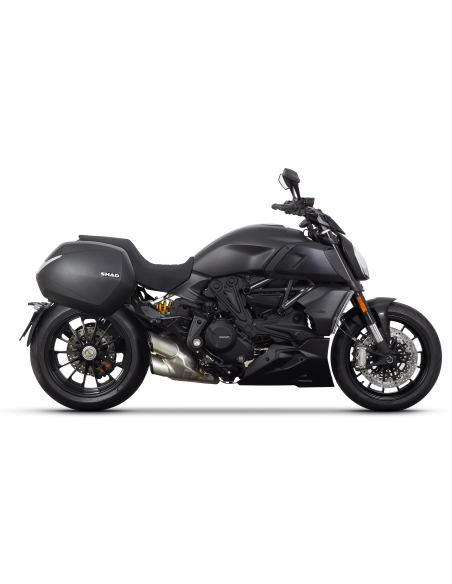 Supports valises latérales SHAD 3P System Ducati Diavel 1260 2019-2024