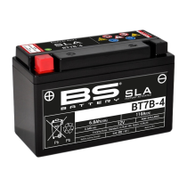 Batterie moto 12v BS YT7B-4/YT7B-BS SLA activée usine