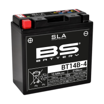 Batterie moto 12v BS YT14B-4 SLA activée usine