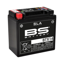 Batterie moto 12v BS YTX14 SLA activée usine