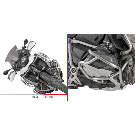 Pare carters Givi BMW R 1250 GS/R/RS 2019 - 2021 - Gris