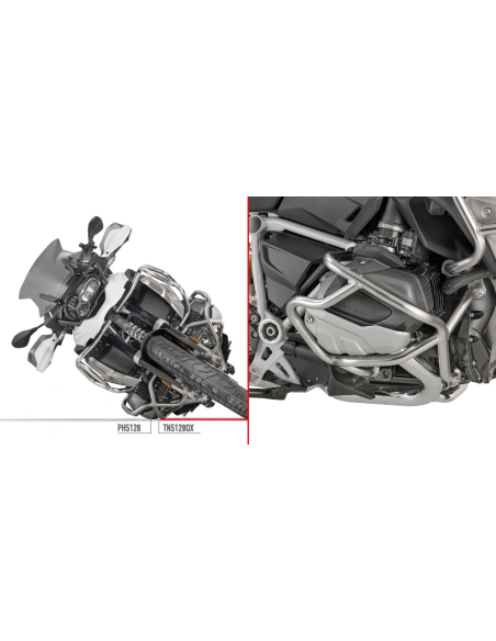 Pare carters Givi BMW R 1250 GS/R/RS 2019 - 2021 - Gris