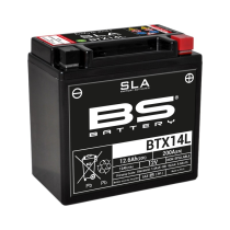 Batterie moto 12v BS YTX14L SLA sans entretien activée usine