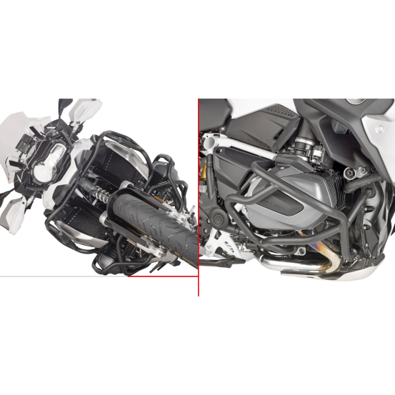 Pare carters Givi TN5128 BMW R 1250 GS-R-RS 2019-2025