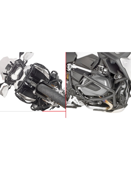 Pare carters Givi TN5128 BMW R 1250 GS-R-RS 2019-2025