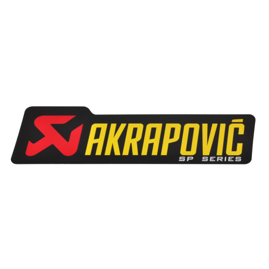 Autocollant de silencieux AKRAPOVIC SP 150 X 44 mm