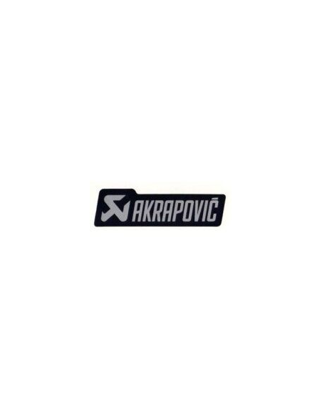 Autocollant de silencieux AKRAPOVIC noir 120 X 35 mm