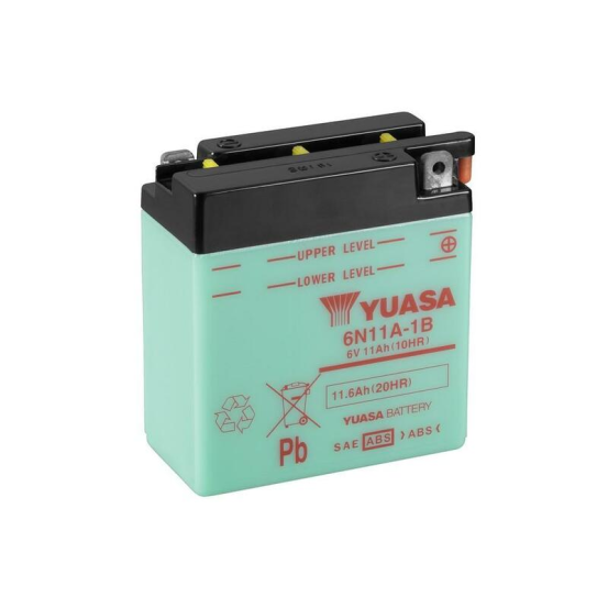 Batterie YUASA 6N11A1B conventionnelle sans pack acide