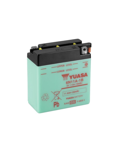 Batterie YUASA 6N11A1B conventionnelle sans pack acide