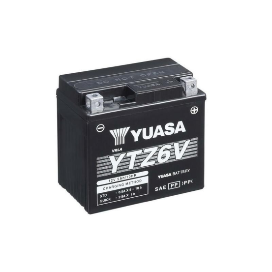 Batterie YUASA YTZ6V sans entretien activeé usine