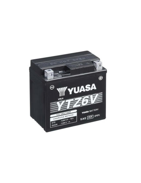 Batterie YUASA YTZ6V sans entretien activeé usine