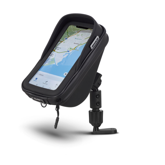 Support de téléphone avec poche SHAD SG76 180x90mm (fixation rétroviseur)