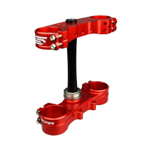 Té de fourche SCAR BETA 250/300 RR 350/390/430/480 RR Rouge Offset Standard 20mm