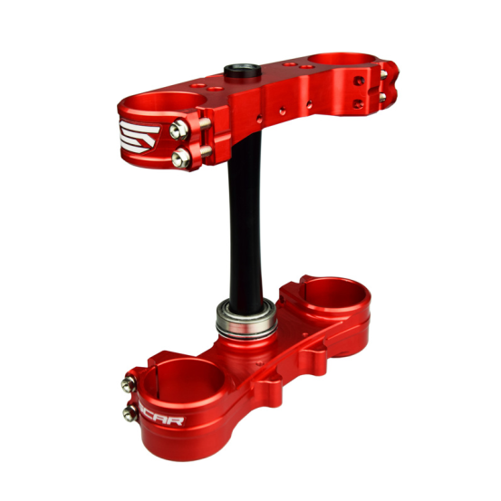 Té de fourche SCAR BETA 250/300 RR 350/390/430/480 RR Rouge Offset Standard 20mm