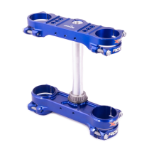 Té de fourche bleu ROCS XTRIG Husqvarna TC/FC TE/FE OFFSET 22