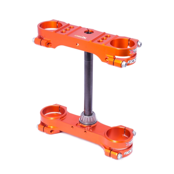 Té de fourche orange ROCS XTRIG KTM 65 SX 2012-2019 Husqvarna 65 TC 2017-2019 OFFSET 22