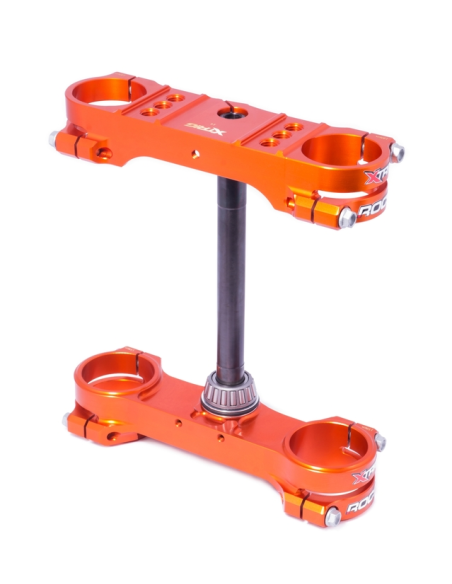 Té de fourche orange ROCS XTRIG KTM 65 SX 2012-2019 Husqvarna 65 TC 2017-2019 OFFSET 22