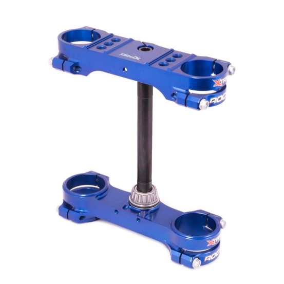 Té de fourche bleu ROCS XTRIG KTM 65 SX 2012-2023 Husqvarna 65 TC 2017-2023 OFFSET 22