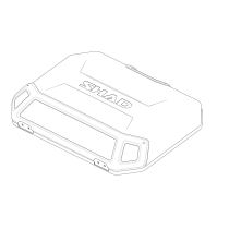Couvercle de valises latérales SHAD Terra TR36 / TR47 Aluminium Noir