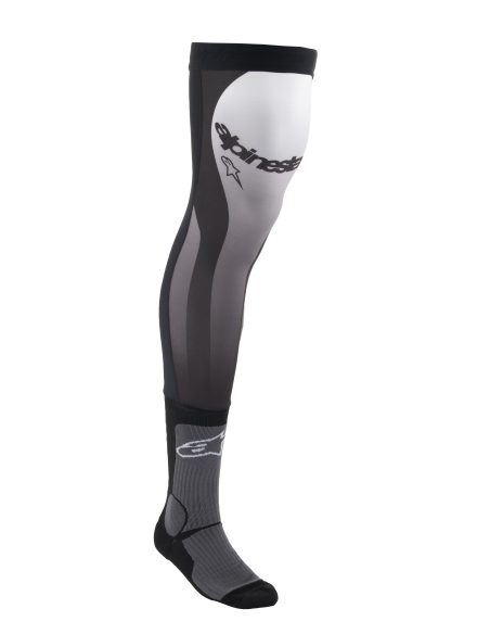 Chaussettes cross Alpinestars Brace - Noir Blanc