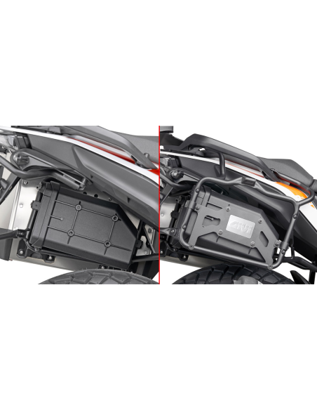 Kit de fixation Tool Box Givi S250 pour support valise KTM - ROYAL ENFIELD