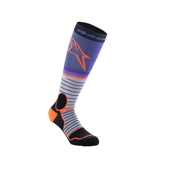 Chaussettes cross Alpinestars MX Pro - Noir Gris Violet