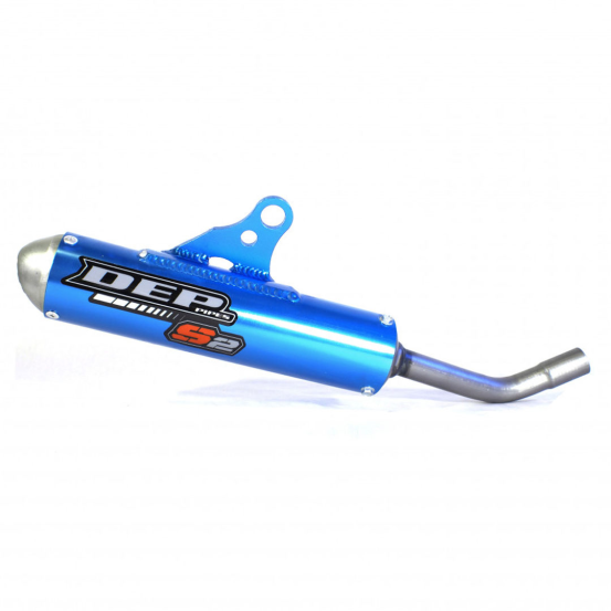 Silencieux DEP KTM 85 SX 2004-2016, HUSQVARNA TC 85 2014-16 Bleu