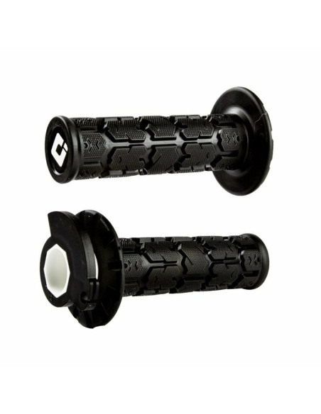 Poignées moto ODI V2 Lock-on ROGUE 2T/4T - Noir