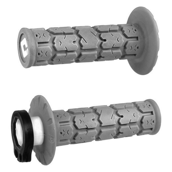 Poignées moto ODI V2 Lock-on ROGUE 2T/4T - Gris