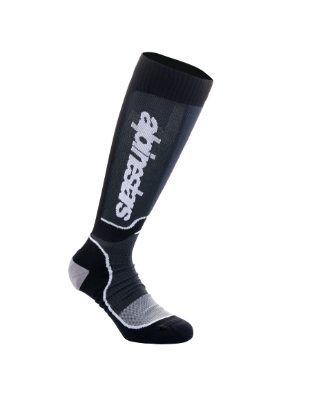 Chaussettes cross Alpinestars MX Plus - Noir Blanc