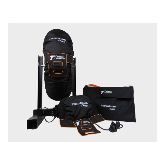 Paire de couvertures chauffantes THERMAL RACE XL - Noires