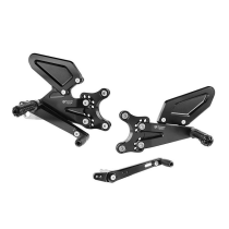 Commandes reculées BONAMICI RACING - Sélection classique ou inversée - TRIUMPH 765 STREET TRIPLE 2023-