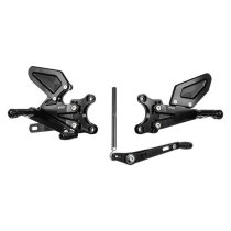 Commandes reculées BONAMICI RACING - Sélection classique ou inversée - TRIUMPH 765 STREET TRIPLE 2017-2022