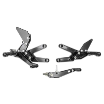 Commandes reculées BONAMICI RACING - Sélection inversée - TRIUMPH 675 DAYTONA 2013-2017