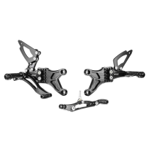 Commandes reculées BONAMICI RACING - Sélection classique ou inversée - TRIUMPH 675 DAYTONA 2006-2012