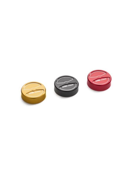Couvercle de réservoir de liquide d'embrayage ou de frein arrière rouge M34 x 4 CNC RACING