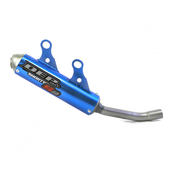 Silencieux DEP YAMAHA 125 YZ 2022 shorty Bleu