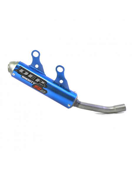Silencieux DEP YAMAHA 125 YZ 2022 shorty Bleu