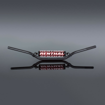 Guidon RENTHAL CLASSIC Ø22.2 mm pit bikes 100cc et + Noir